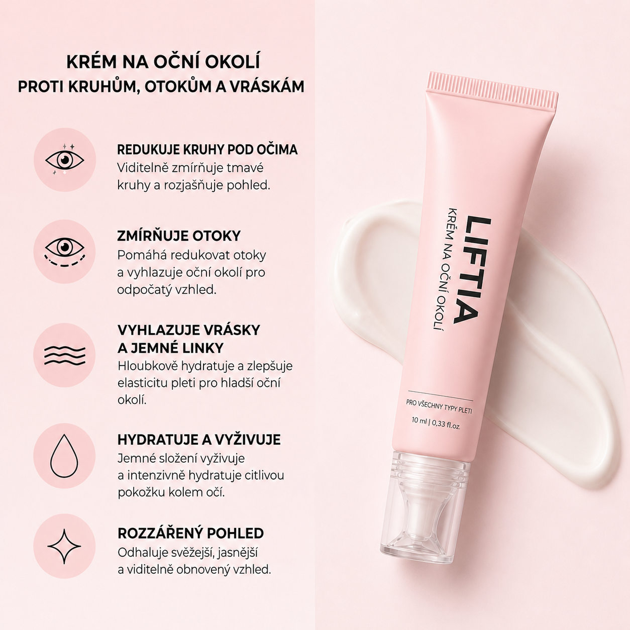 LIFTIA: Sérum proti tmavým kruhům pod očima